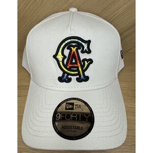 NEW ERA 9FORTY CALIFORNIA ANGELS SNAPBACK MENS HAT IVORY TIE DYE NEW 22058525